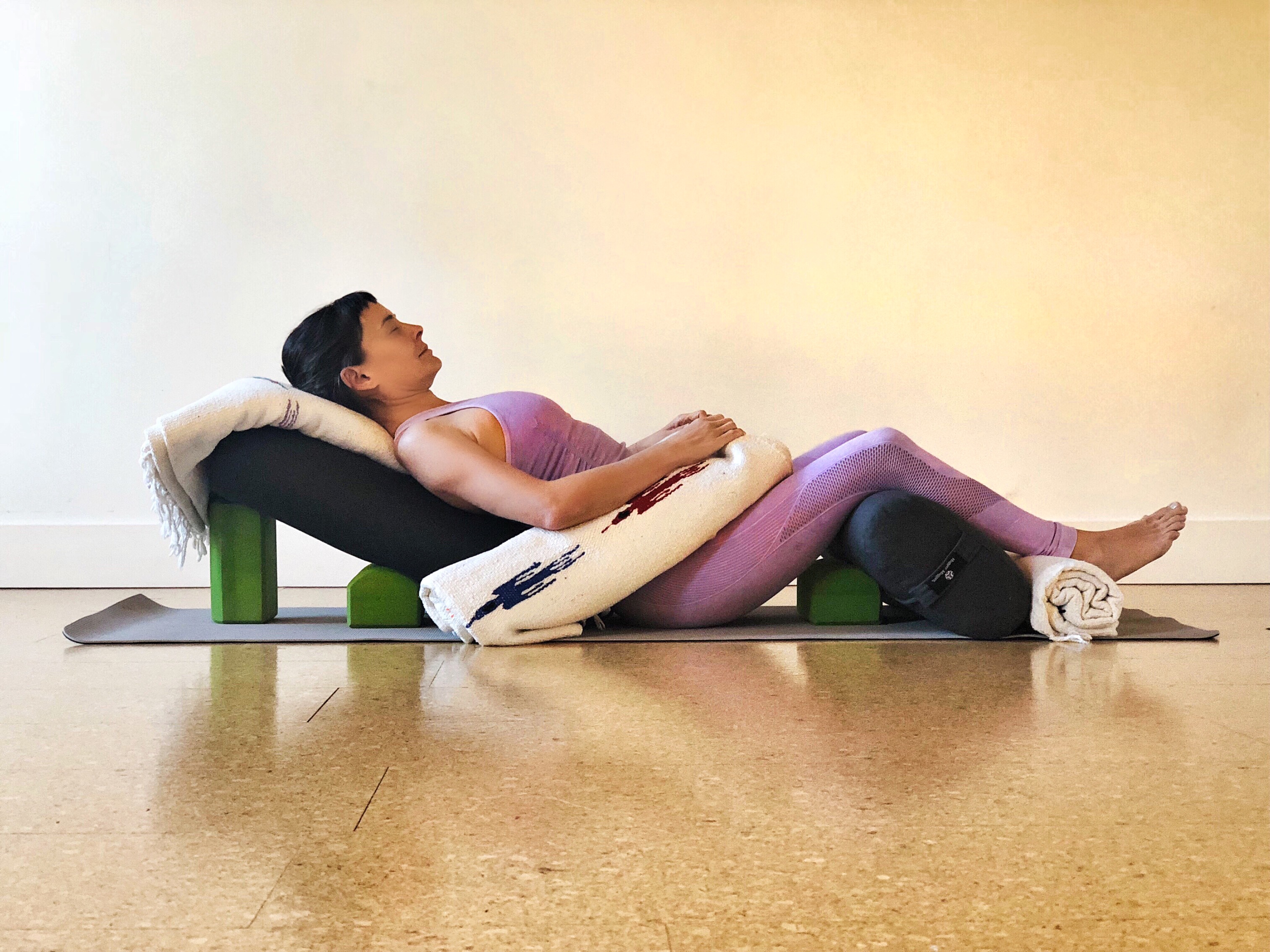 Restorative Yoga Poses To Try If You're Feeling Stressed – SWEAT