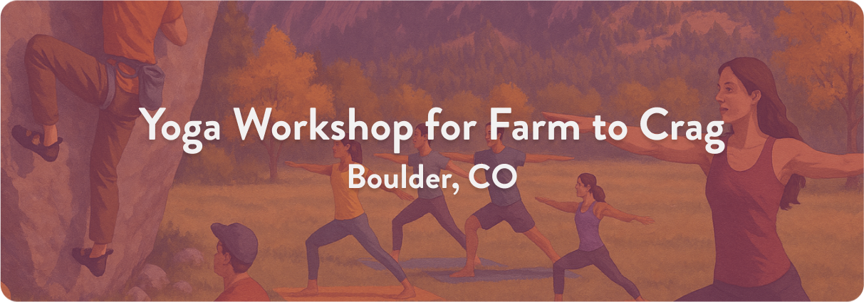 Farm to Crag Boulder, CO – Join Amy Ippoliti
